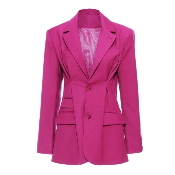 Chaqueta de mujer B1227 rosa oscuro S