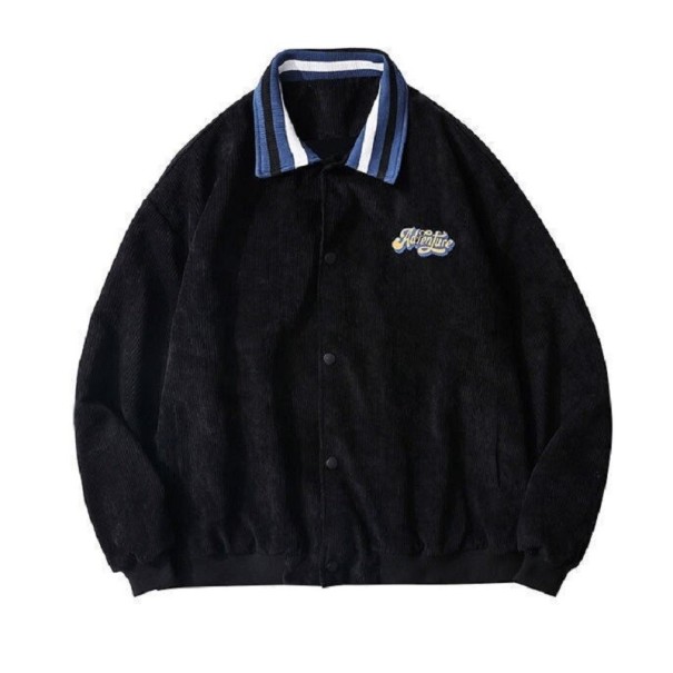Chaqueta de mujer con botones P2079 negro XL