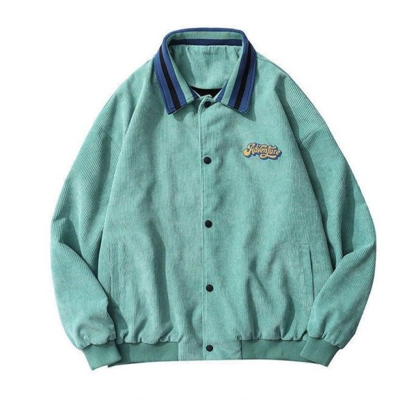 Chaqueta de mujer con botones P2079 verde L