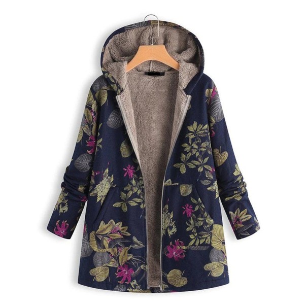 Chaqueta de mujer con flores XL 2