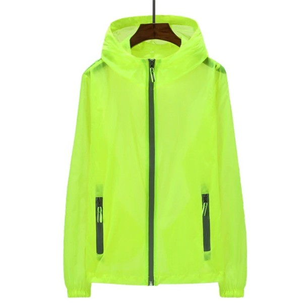 Chaqueta de mujer P1652 verde neón 5XL