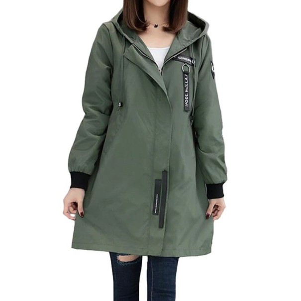 Chaqueta de mujer primavera/otoño A1866 verde militar S