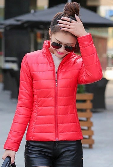Chaqueta de mujer primavera/otoño J3181 rojo L