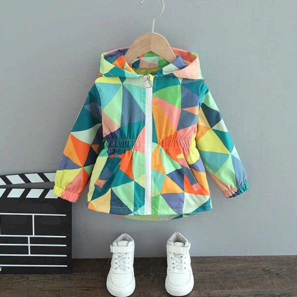 Chaqueta de niña L1822 verde 12-18 meses