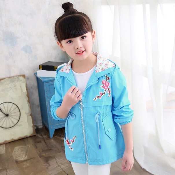 Chaqueta de niña L1918 azul 6