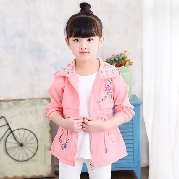 Chaqueta de niña L1918 rosa 9