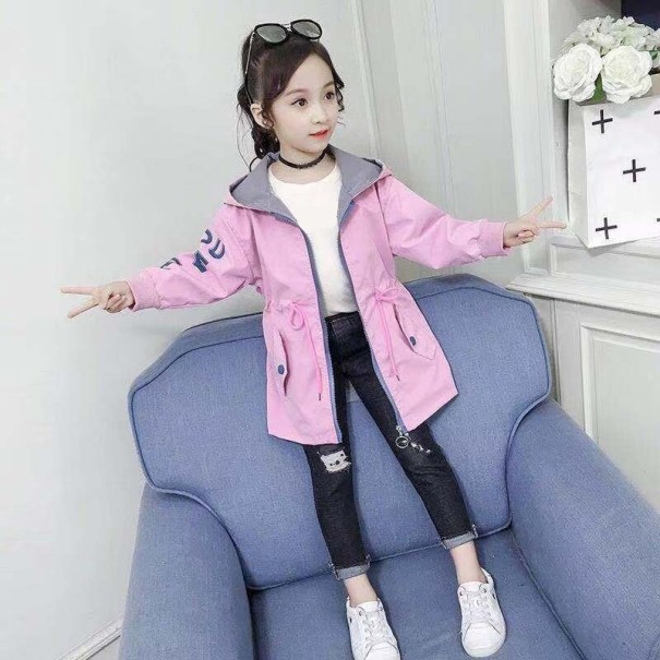 Chaqueta de niña L1964 rosa 12