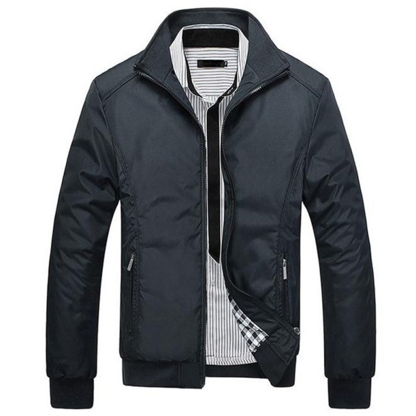 Chaqueta de otoño para hombre de calidad J1963 negro L
