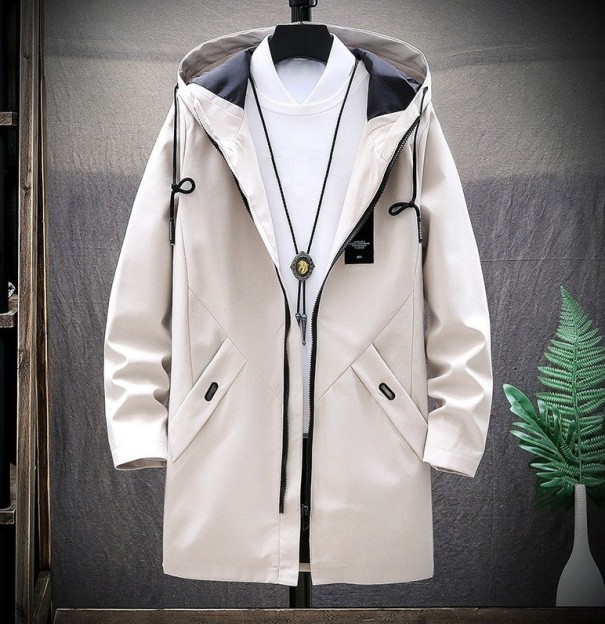 Chaqueta de otoño para hombre F1236 crema XXS