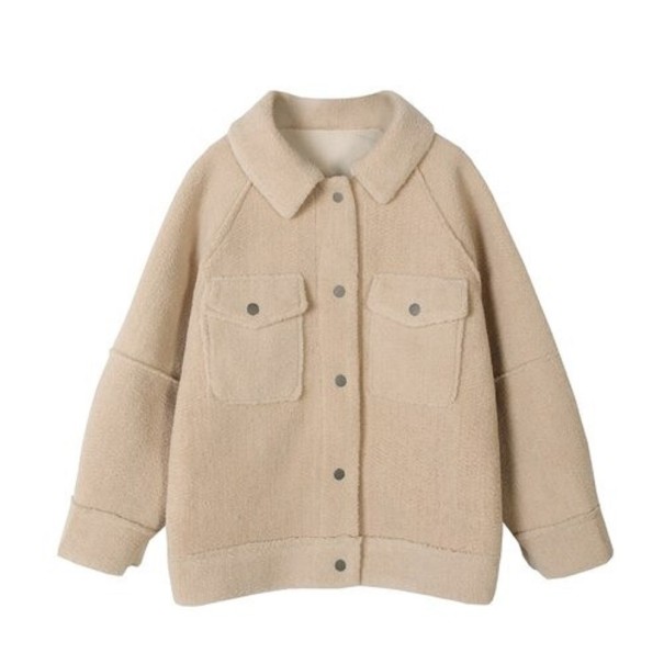 Chaqueta de pelo para mujer L 2 Chaqueta de pelo para mujer L 2