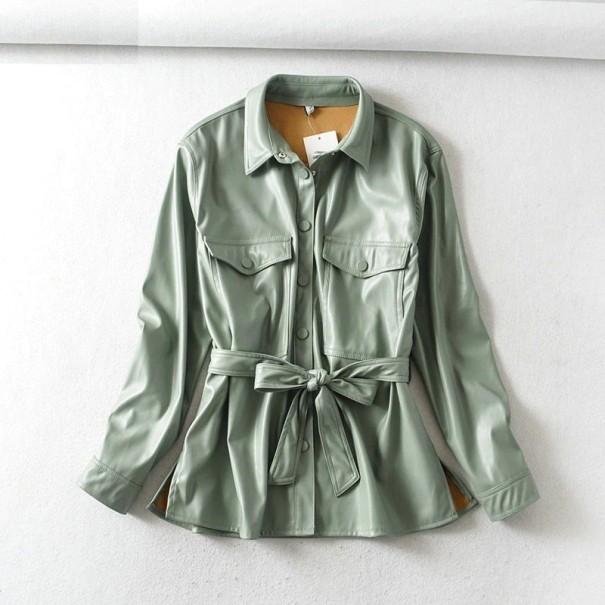 Chaqueta de piel sintética para mujer P1588 L