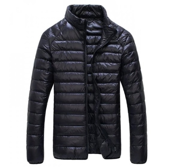 Chaqueta de plumas para hombre A1809 negro XXS