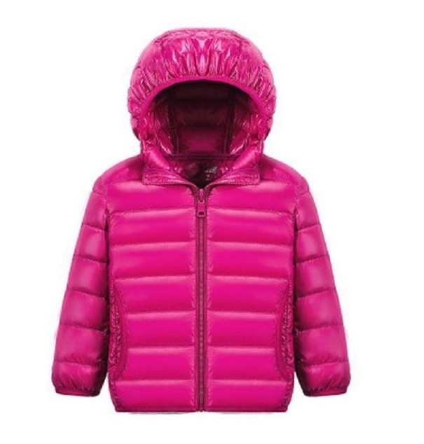 Chaqueta de plumas para niños L1967 rosa oscuro 13 Chaqueta de plumas para niños L1967 rosa oscuro 13