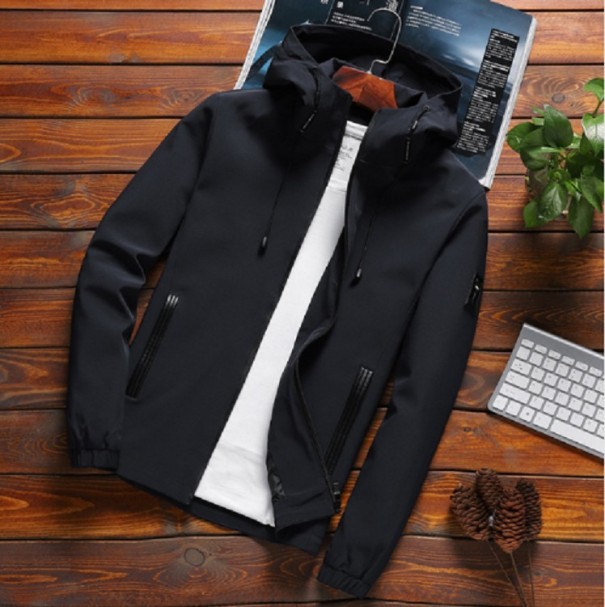 Chaqueta de primavera/otoño de alta calidad para hombre J2070 negro XS