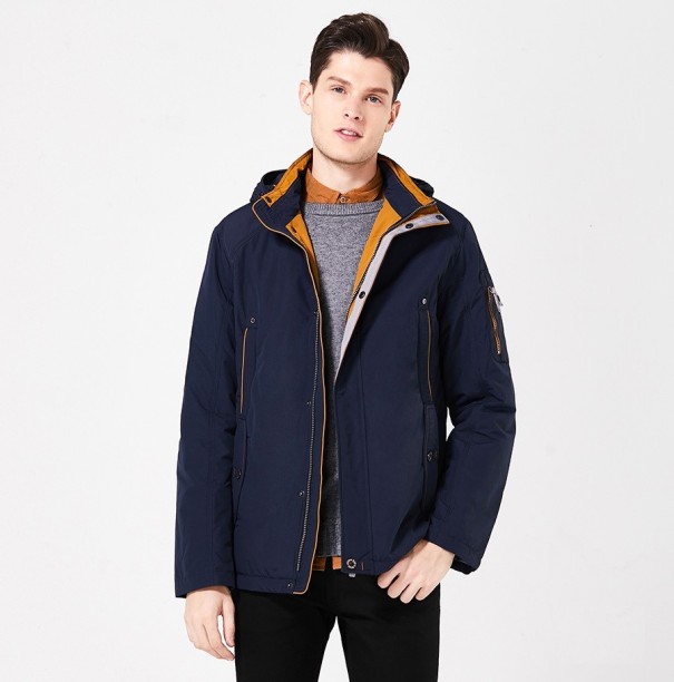 Chaqueta de primavera/otoño para hombre J2272 azul L