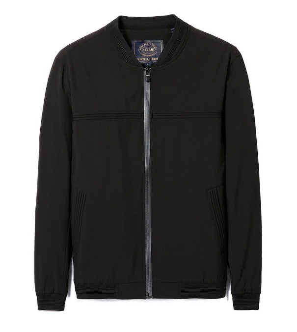 Chaqueta de primavera para hombre J2592 negro L