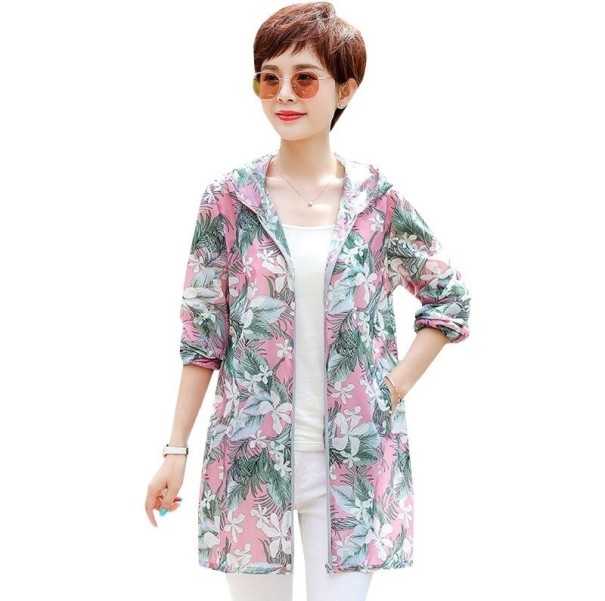 Chaqueta de primavera para mujer P1688 rosa L