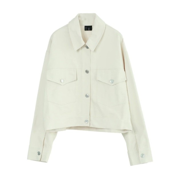 Chaqueta de primavera para mujer P2039 beige S