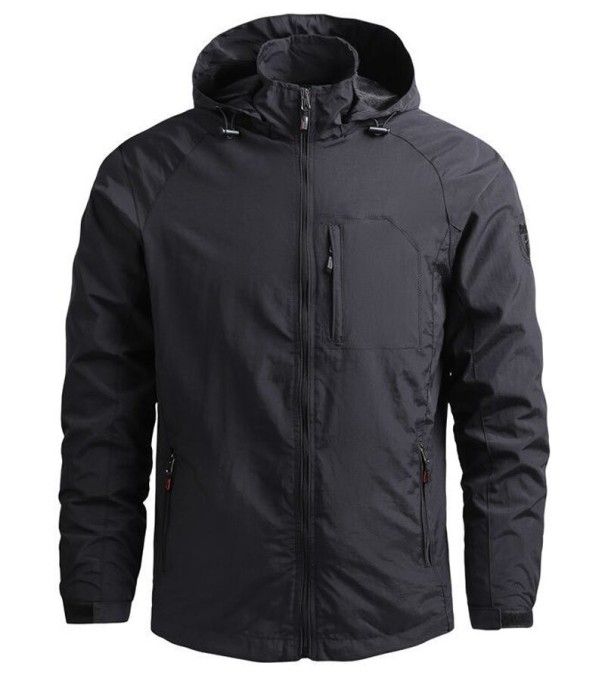 Chaqueta deportiva de hombre negro XS