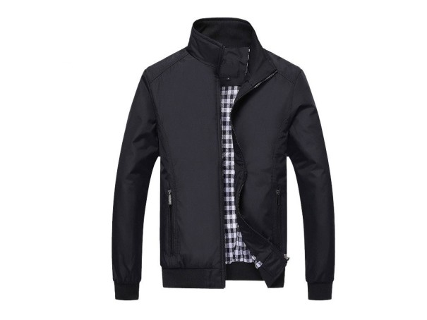 Chaqueta elegante para hombre J2269 negro XS