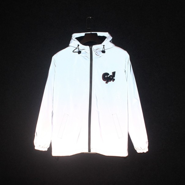 Chaqueta fluorescente para hombre - Blanca S