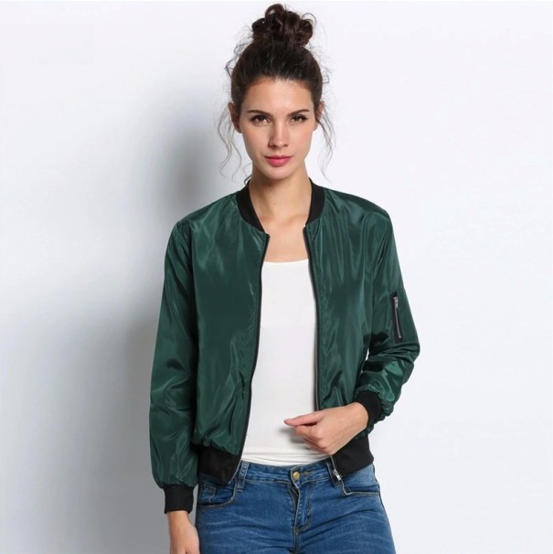 Chaqueta mujer primavera/otoño Sara J1041 verde S