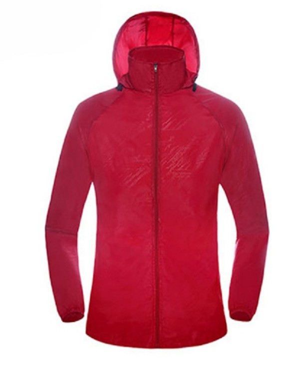 Chaqueta plegable para exteriores para hombre J3514 rojo XS
