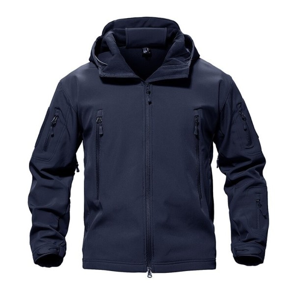 Chaqueta softshell para hombre azul oscuro L