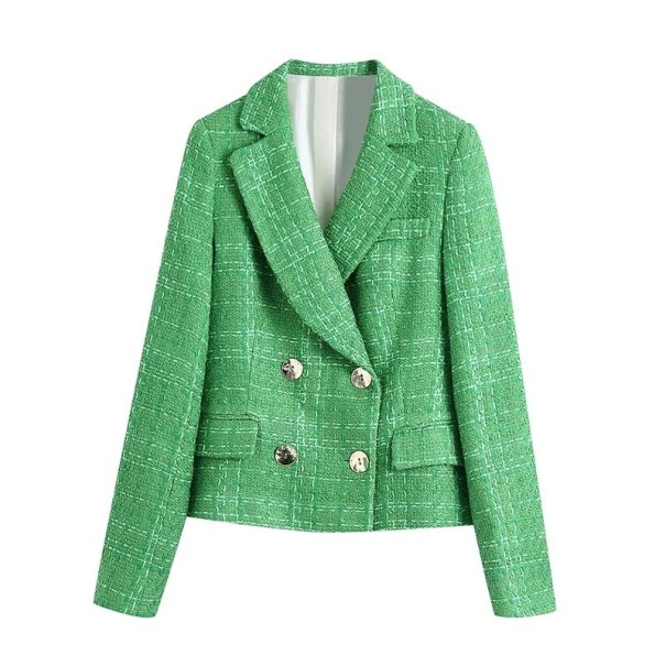 Chaqueta verde de mujer M