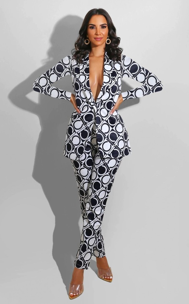 Chaqueta y pantalón de mujer B1207 XL