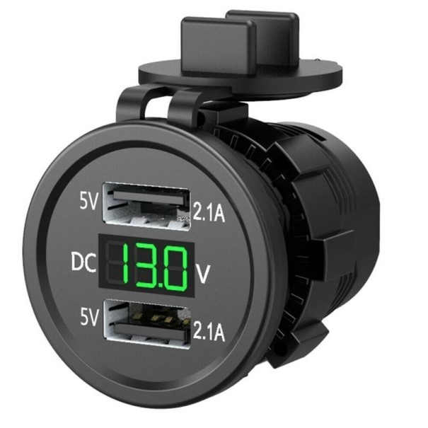 Chargeur de voiture vert