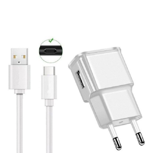 Charging Adapter with USB to USB-C / Micro USB Cable 2
