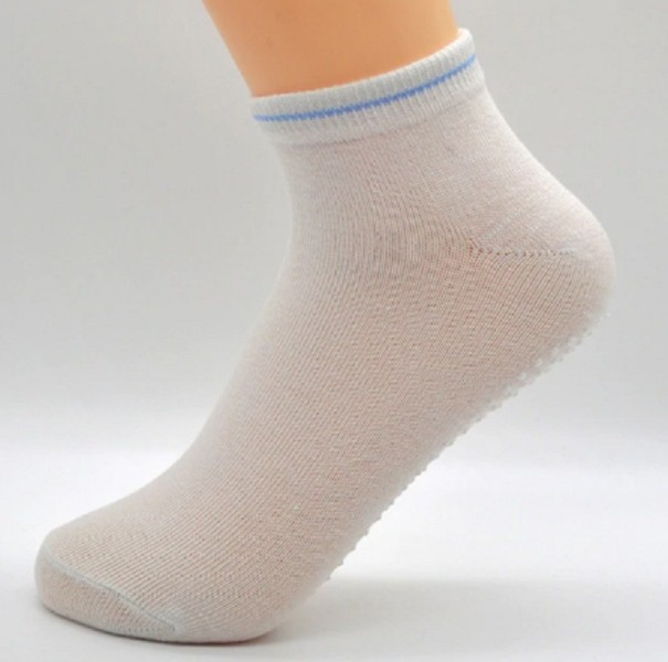 Chaussettes antidérapantes pour femmes blanc