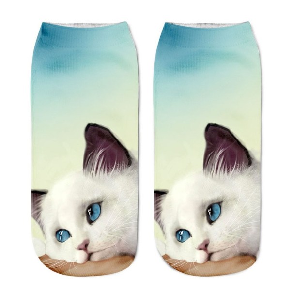 Chaussettes avec des chats A1485 4