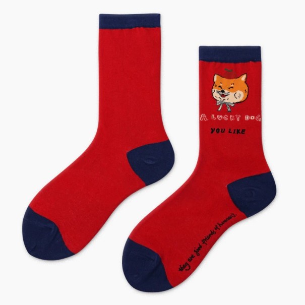 Chaussettes avec différentes broderies 2