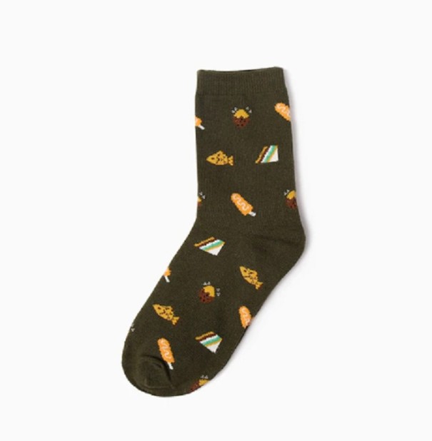 Chaussettes avec impression de nourriture 4