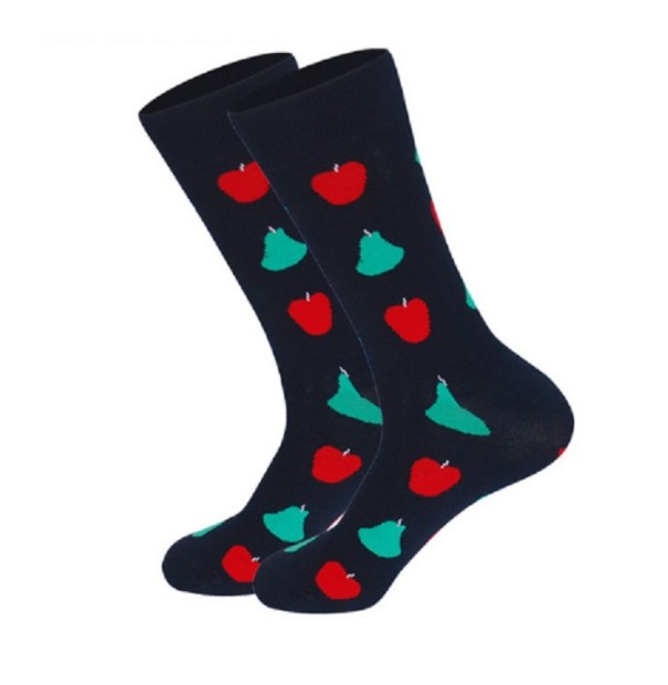 Chaussettes avec imprimé de fruits et légumes 4