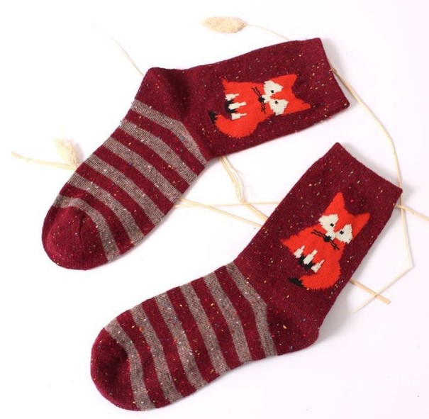 Chaussettes chaudes pour femmes - Animaux sauvages 9