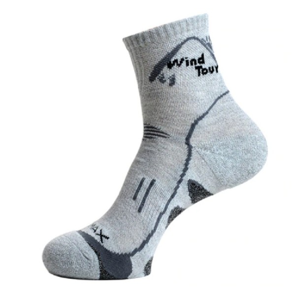 Chaussettes chauffantes pour hommes gris clair