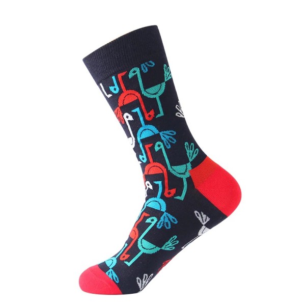 Chaussettes colorées pour hommes 1