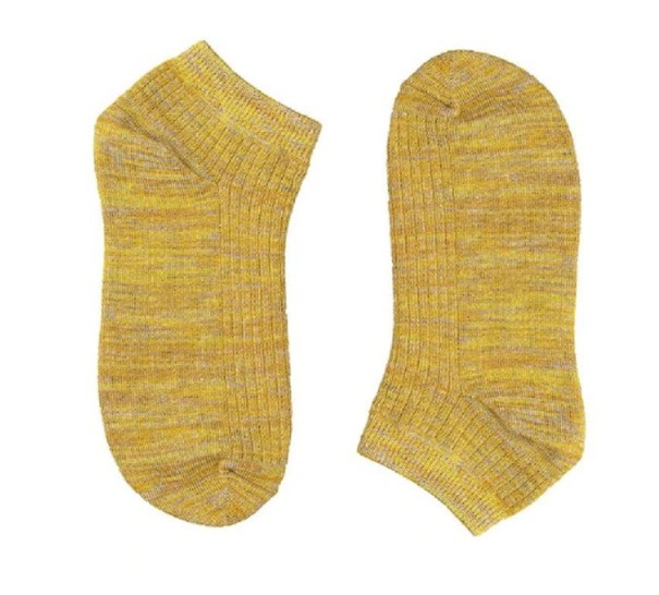 Chaussettes confortables pour hommes jaune