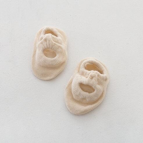 Chaussettes courtes pour enfants A1493 jaune