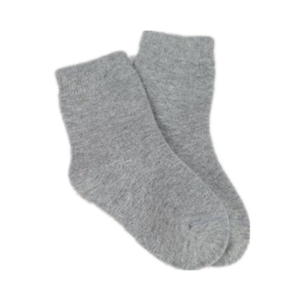 Chaussettes de cheville pour enfants 5 paires J873 gris 7-9 ans