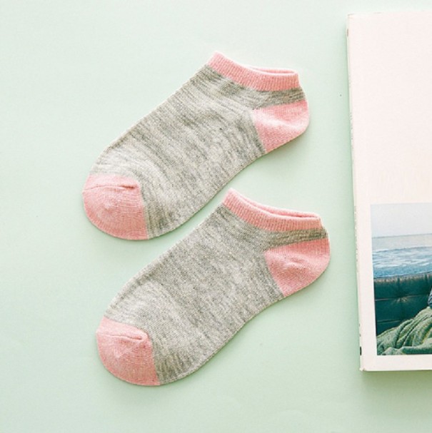 Chaussettes de cheville pour femmes gris