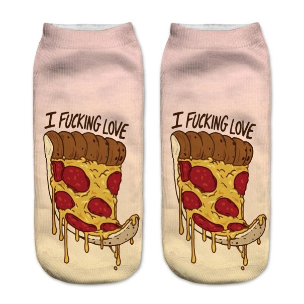 Chaussettes de cheville pour femmes - Pizza 8