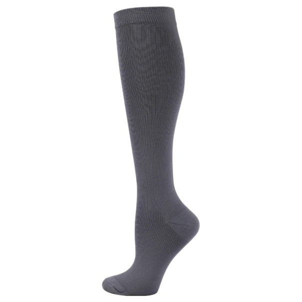 Chaussettes de compression contre les varices Chaussettes de compression pour le sport Adaptées aux voyages gris 35-40