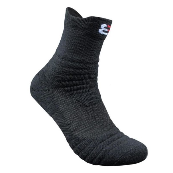 Chaussettes de tennis pour hommes noir
