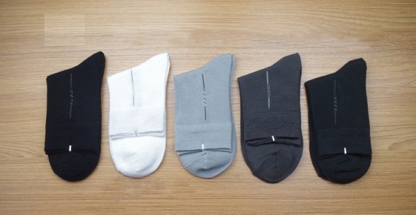 Chaussettes en bambou pour hommes - 5 paires A2428 3