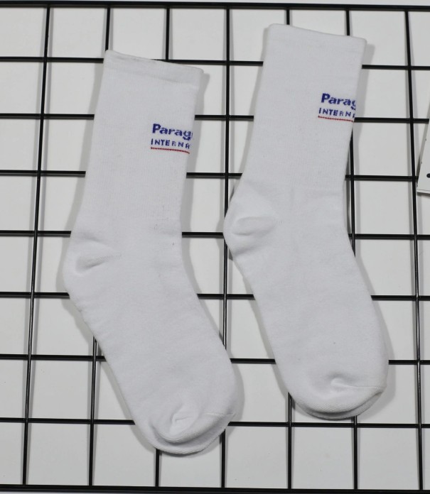 Chaussettes fluorescentes pour hommes blanc
