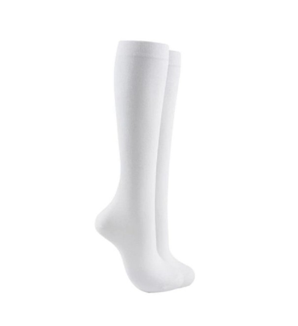 Chaussettes montantes pour femmes blanc